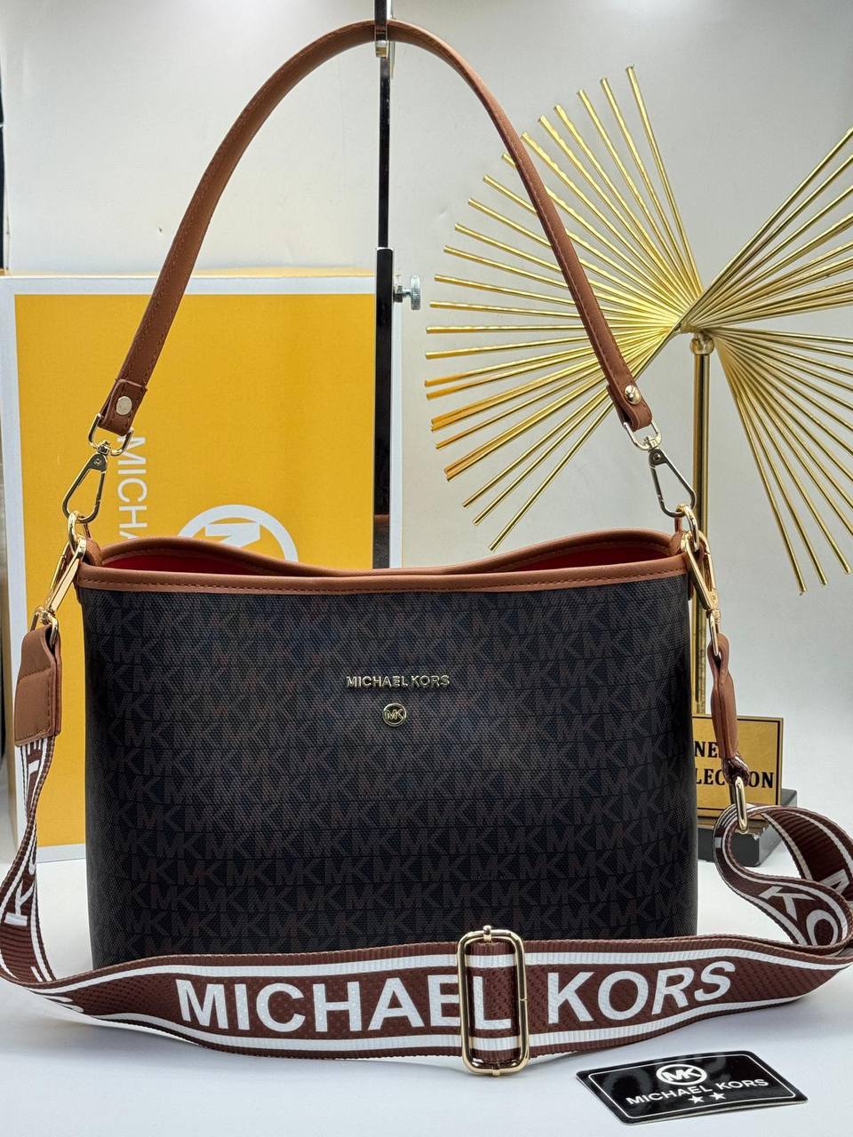 MICHAEL KORS MONOPLAY SHOULADER BAG SİZE ➡️ 21/35 CM
