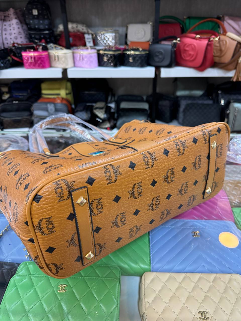 Mcm Neverful brown size 30x45