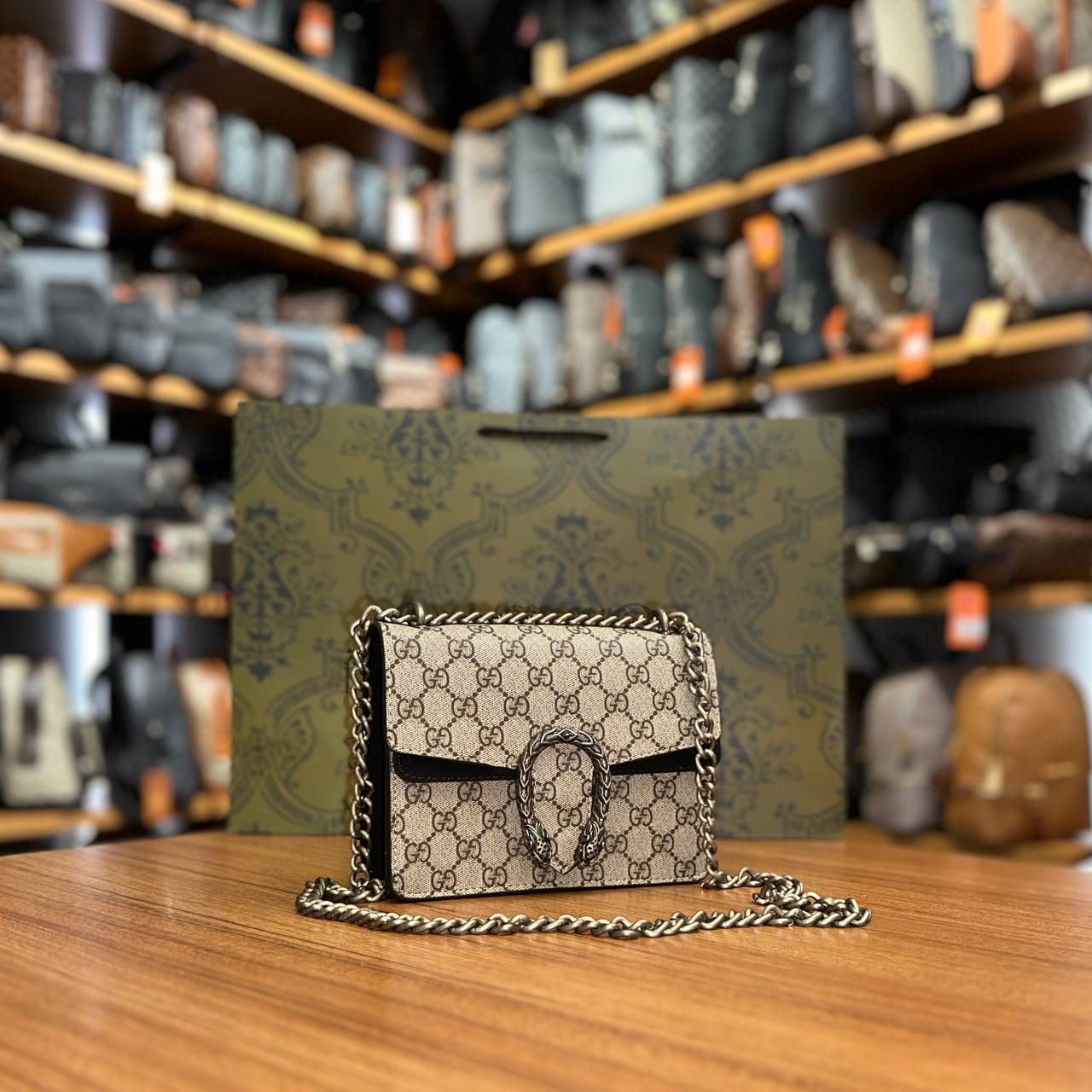 GUCCİ GG SUPREME DİONYSUS MİNİ BAG SİZE = 20✖️15,5 cm