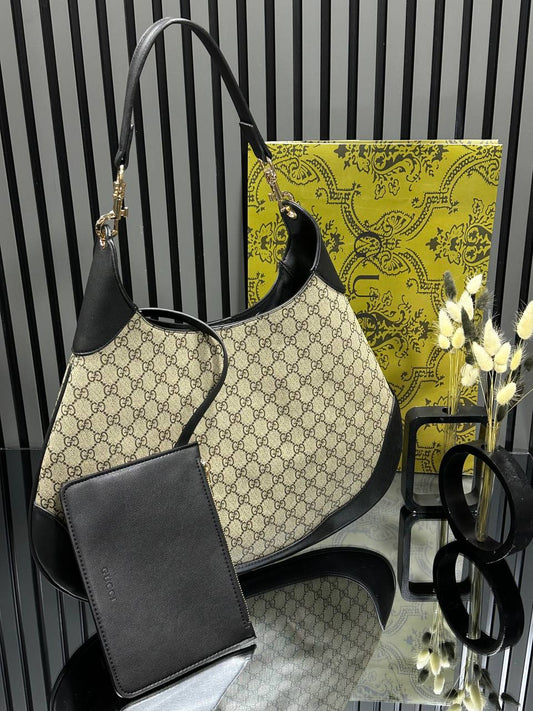 Gucci Shoulder Bag μαύρο 49 × 46 × 4 cm