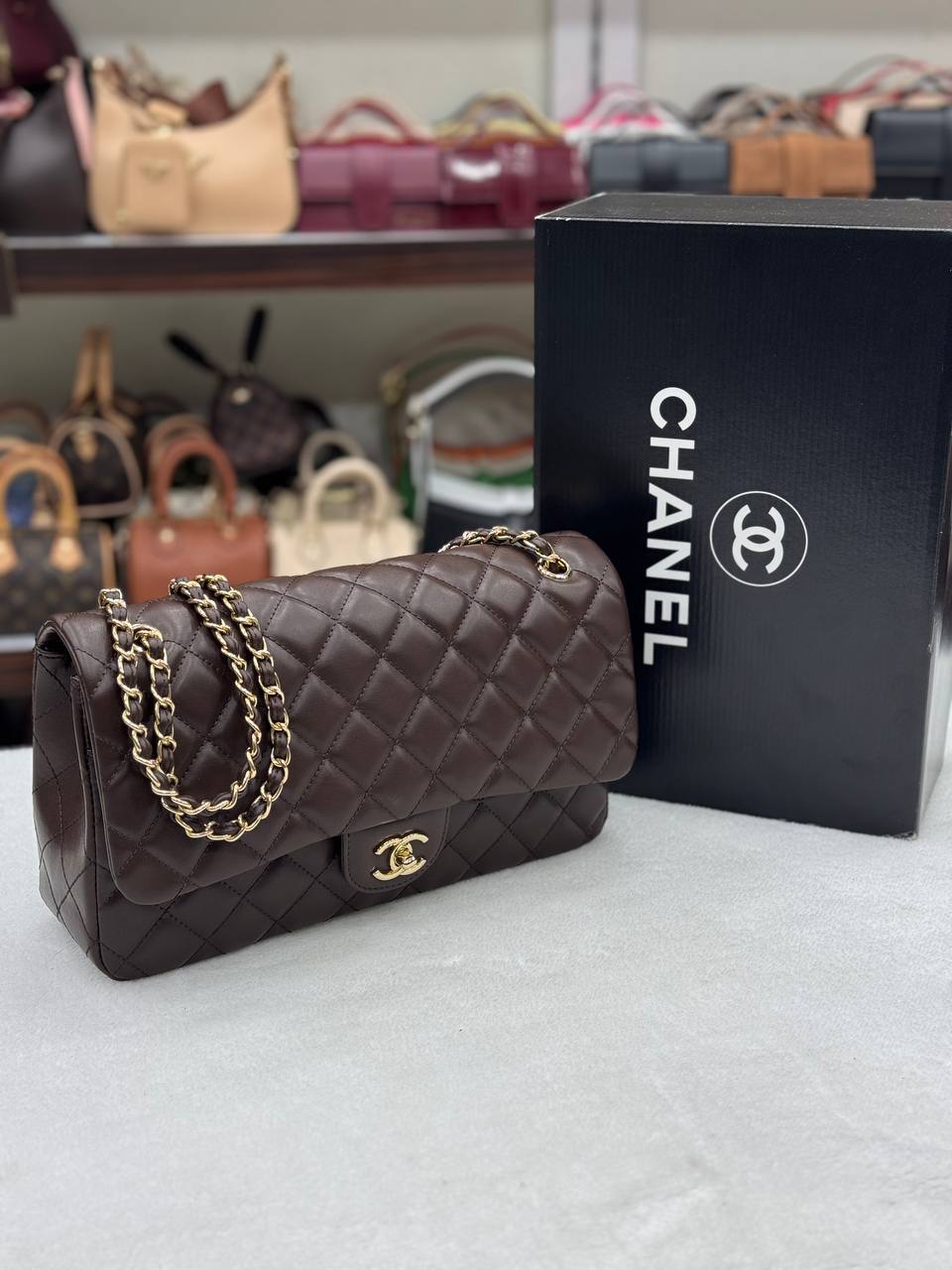 Chanel καφέ σκούρο