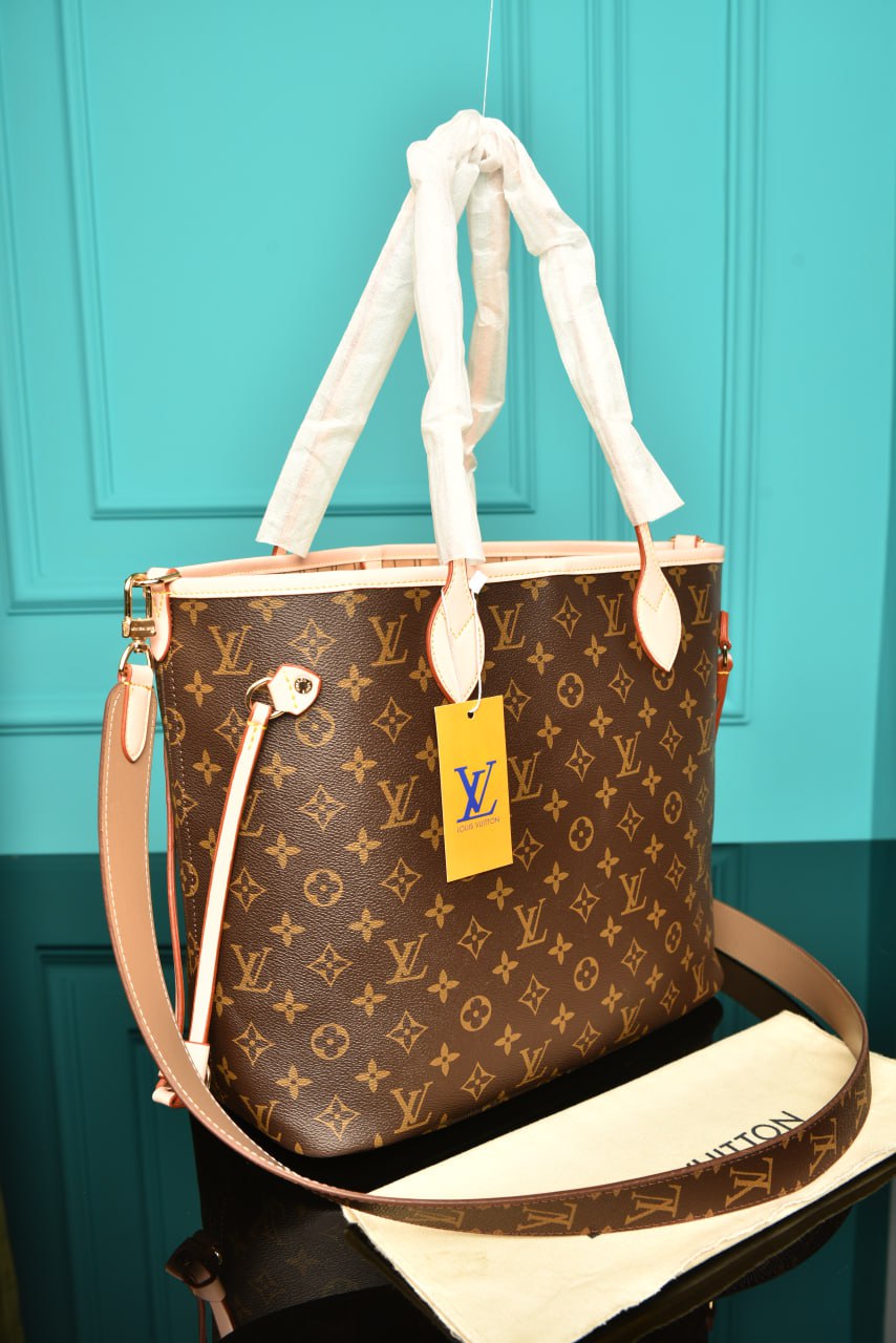 2267 - LOUIS VUITTON - Neverfull Bandouliere Inside: 31 × 28 × 14 cm