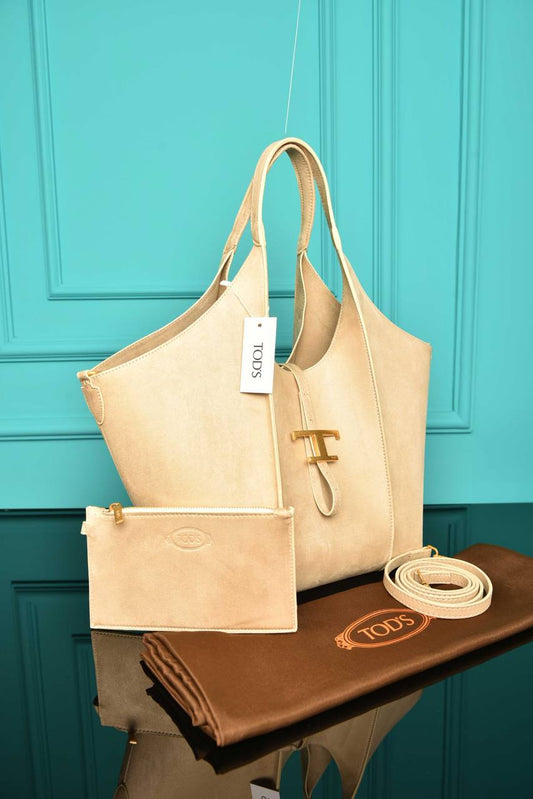 - TOD'S - Timeless Shopping Bag in Suede
47 × 29 × 14 cm