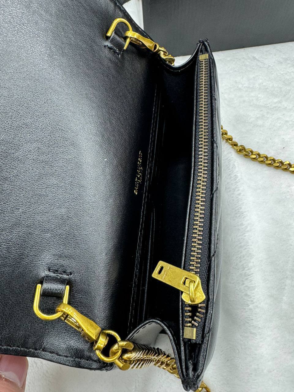 YSL black-gold crossbody mini 15x20