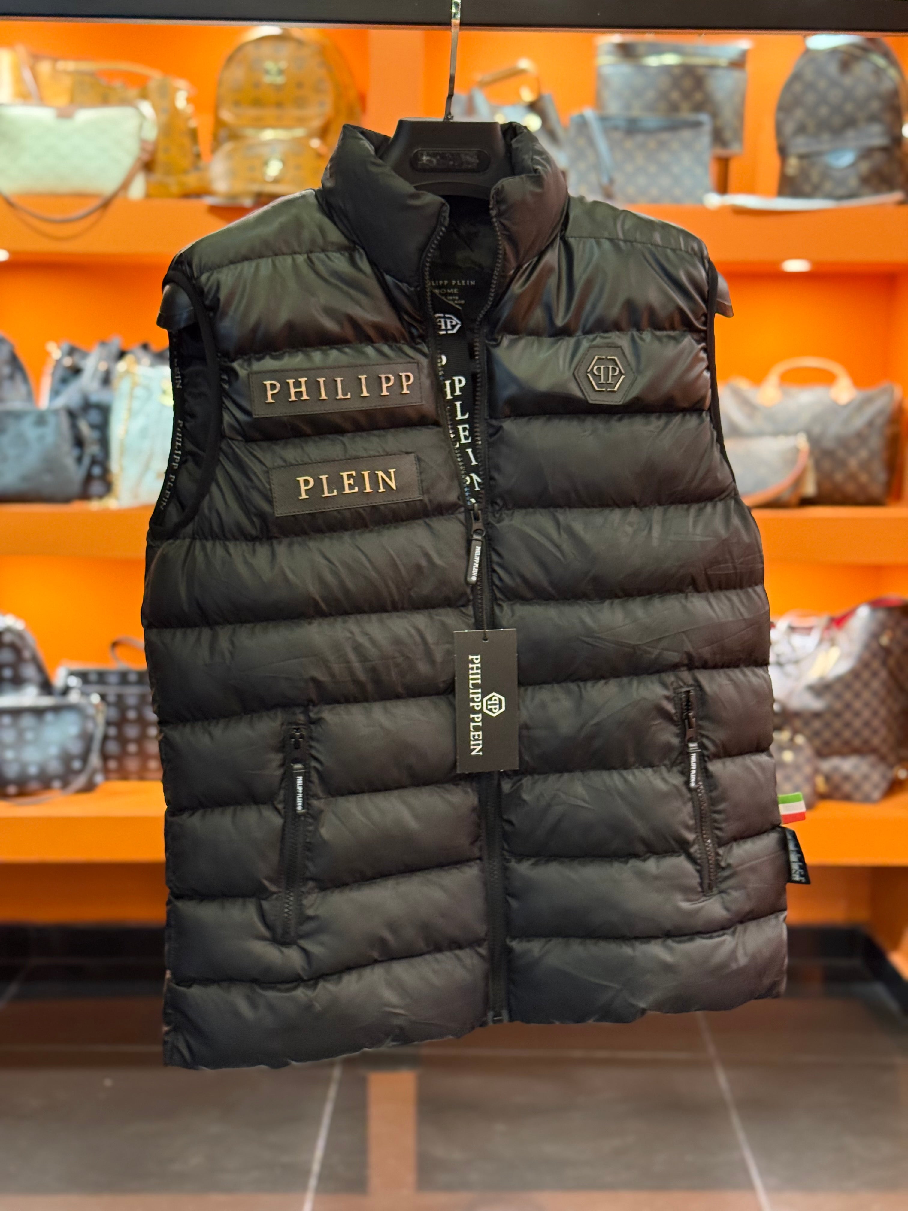 Philipp plein αμάνικο μαύρο