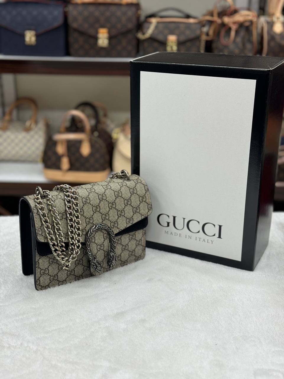 Gucci Dionysus medium μαύρο 21x19