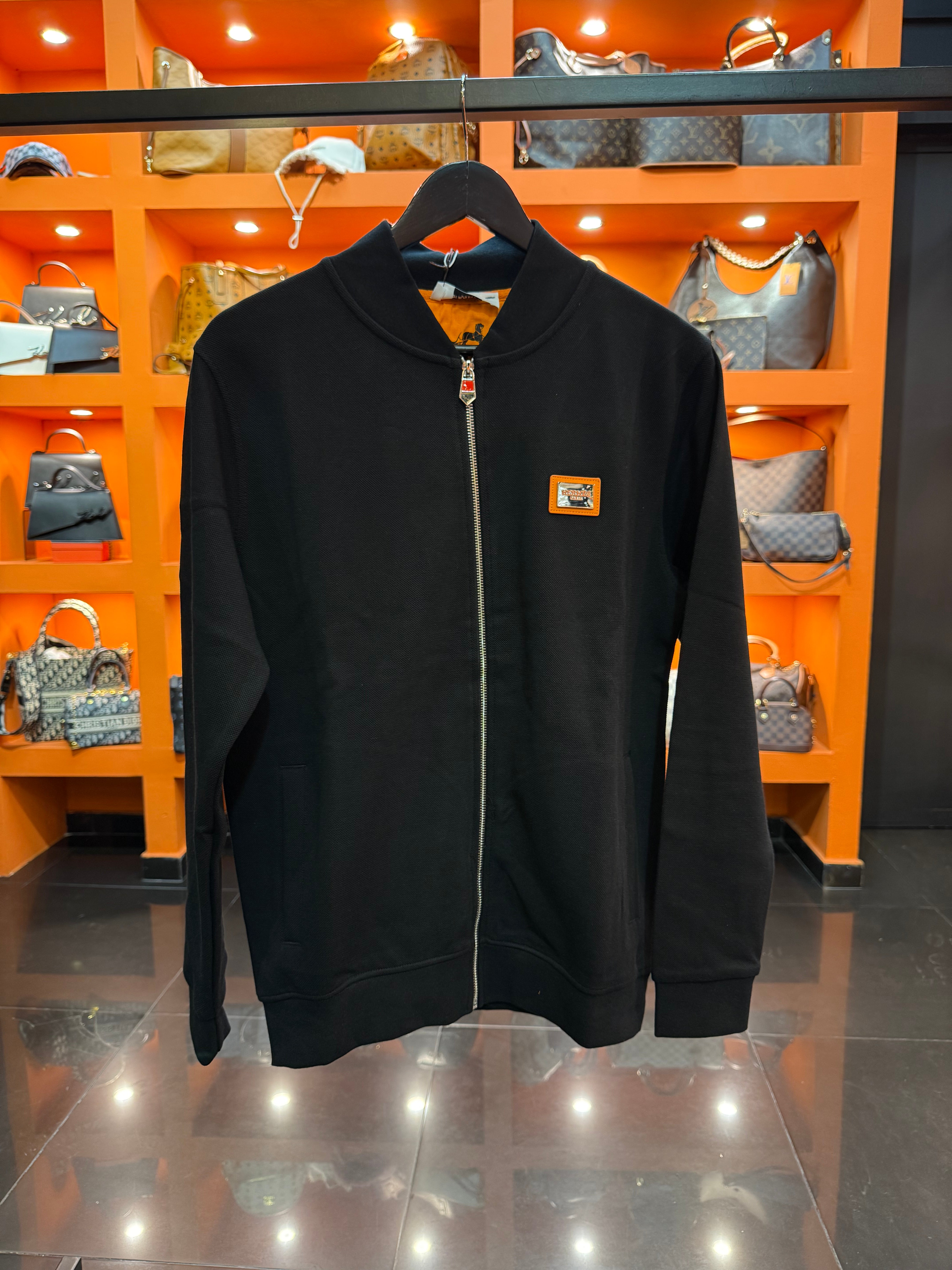 Ζακέτα Hermes black -orange