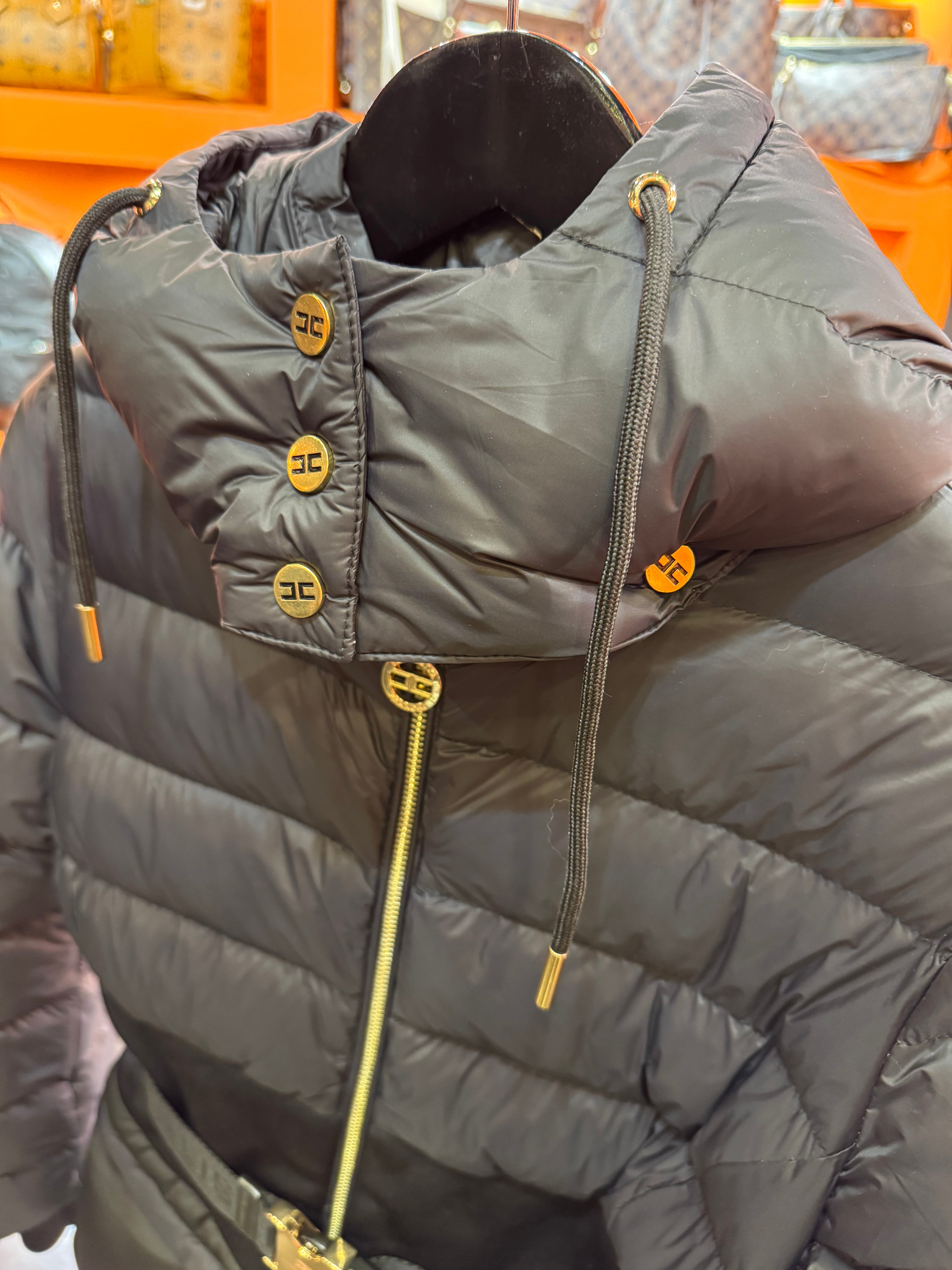 Elisabetta Franchi μαύρο μπουφάν