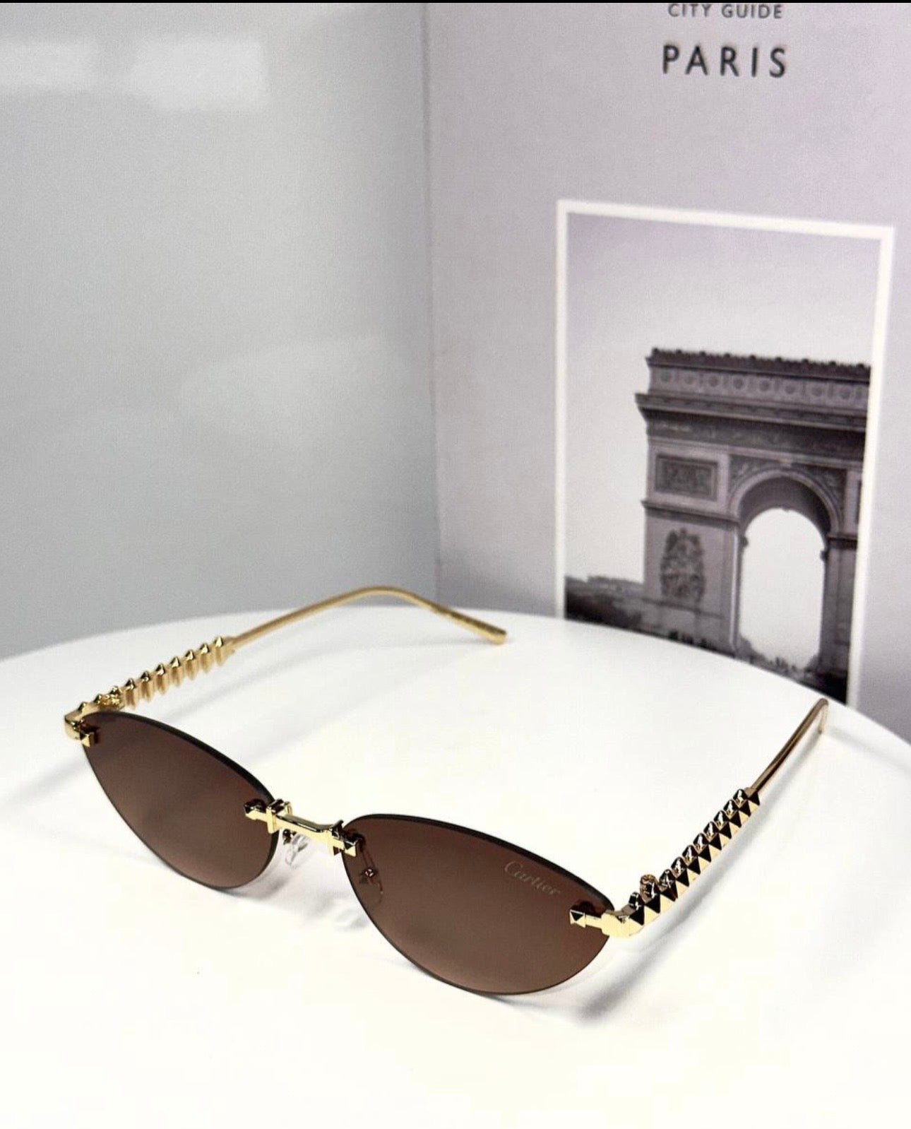 Cartier sunglasses - brown gold