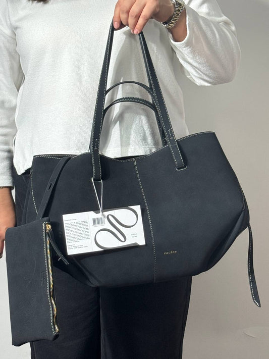 Polene μαύρο σουέτ