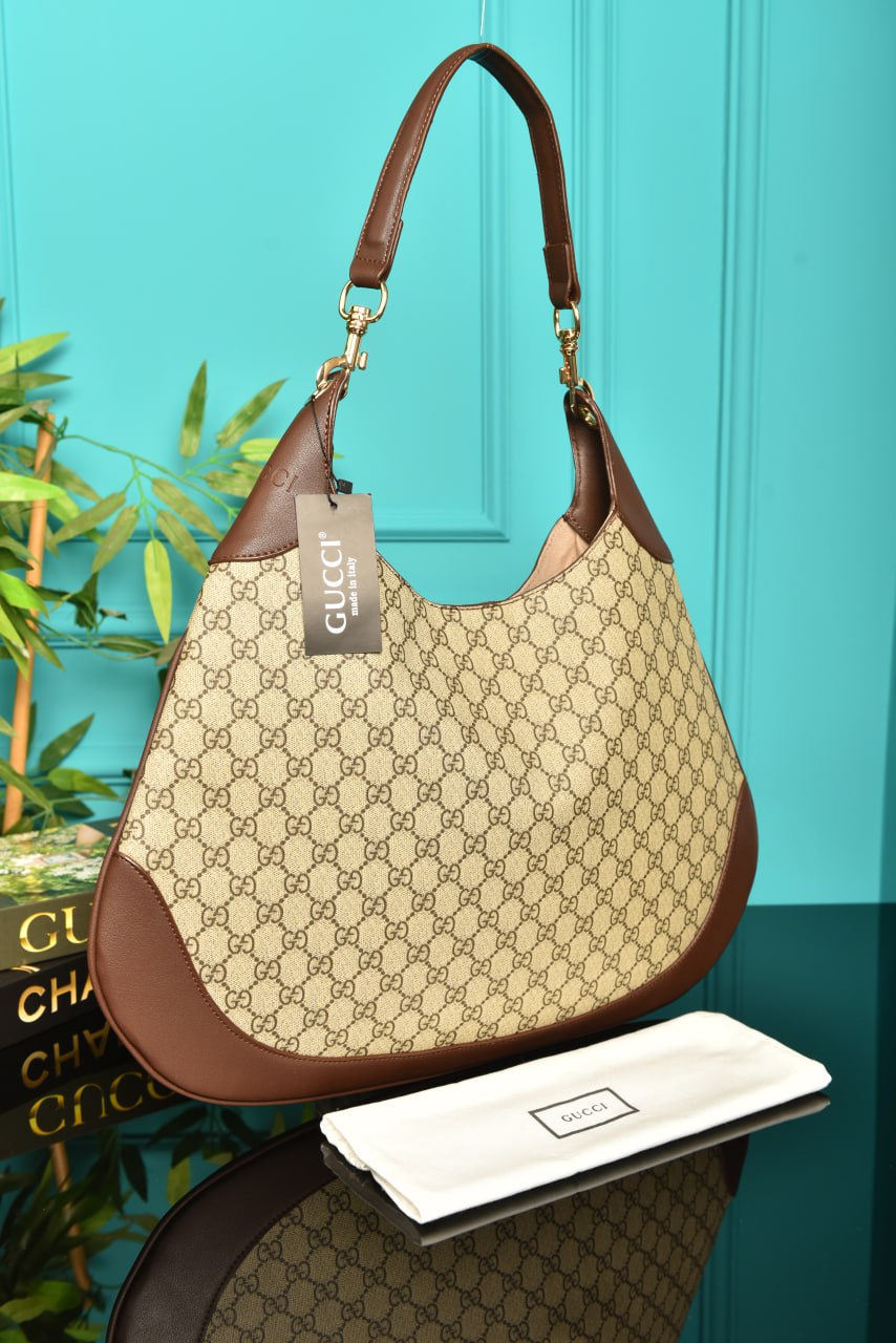 Gucci Shoulder Bag καφέ 49 × 46 × 4 cm