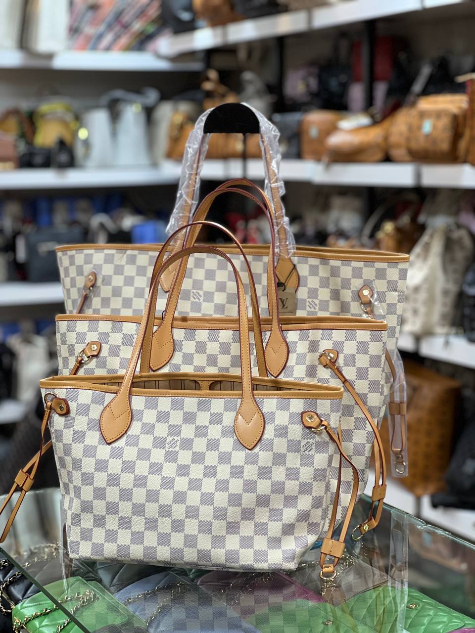 Louis vuitton - Neverfull BIG Damier beige size 56x34