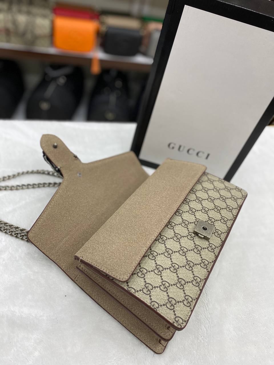 Gucci Dionysus μπεζ Big size 29x20