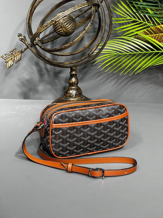 Goyard cross body καφέ