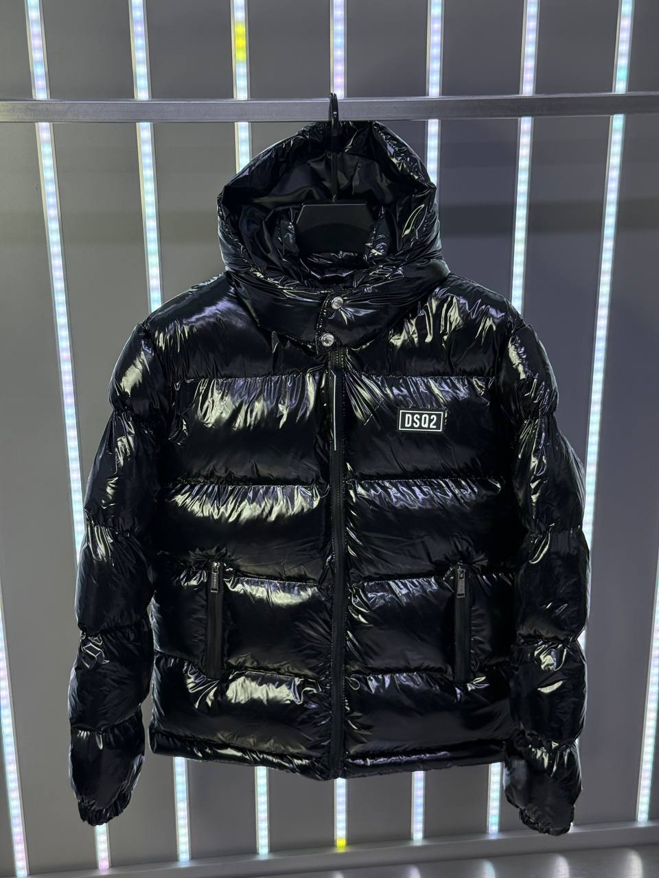 Μπουφάν D2 vinyl μαύρο