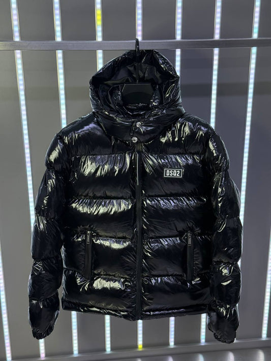 Μπουφάν D2 vinyl μαύρο