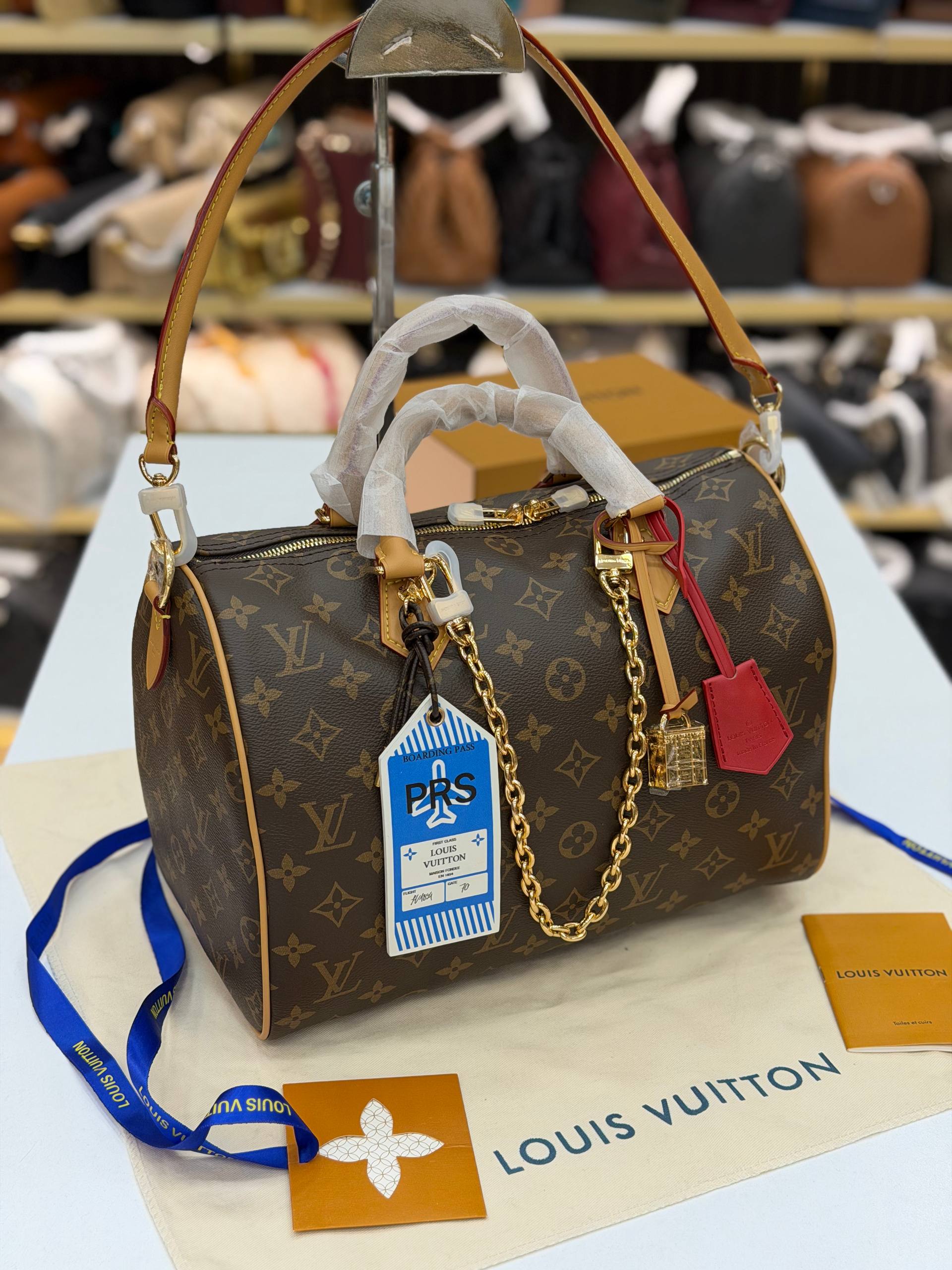 ✨LOUIS VUITTON ✨  Speedy Soft 30 Crafty 🧳 İthal ürün 💯  30x21 cm