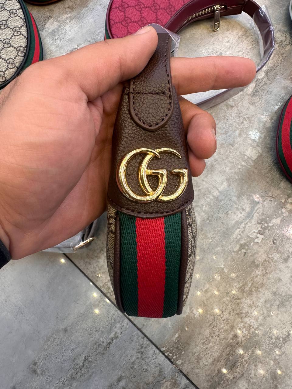 Gucci καφέ  small size