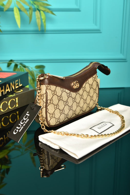 Gucci Ophidia mini bag brown size:19x10x3cm