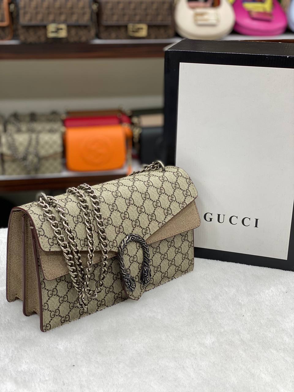 Gucci Dionysus μπεζ Big size 29x20