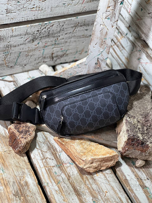 Gucci μπανάνα μαύρο -γκρι