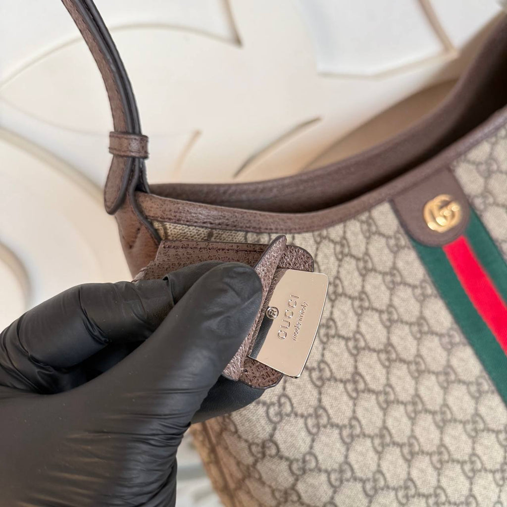 Gucci Ophidia GG Medium Shoulder Bag Hakiki 33x25 cm
