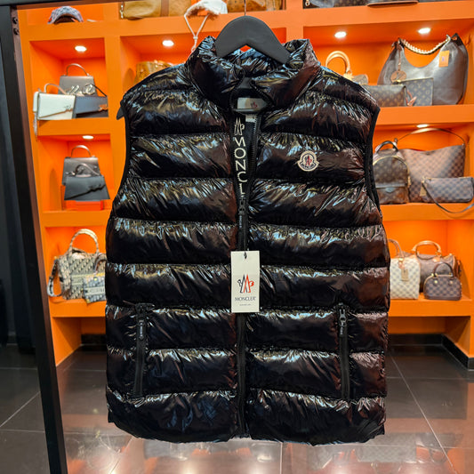 Αμάνικο Moncler γυαλιστερό χωρίς κουκούλα