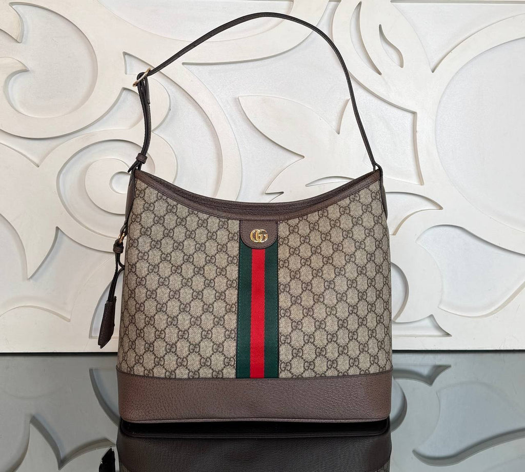 Gucci Ophidia GG Medium Shoulder Bag Hakiki 33x25 cm