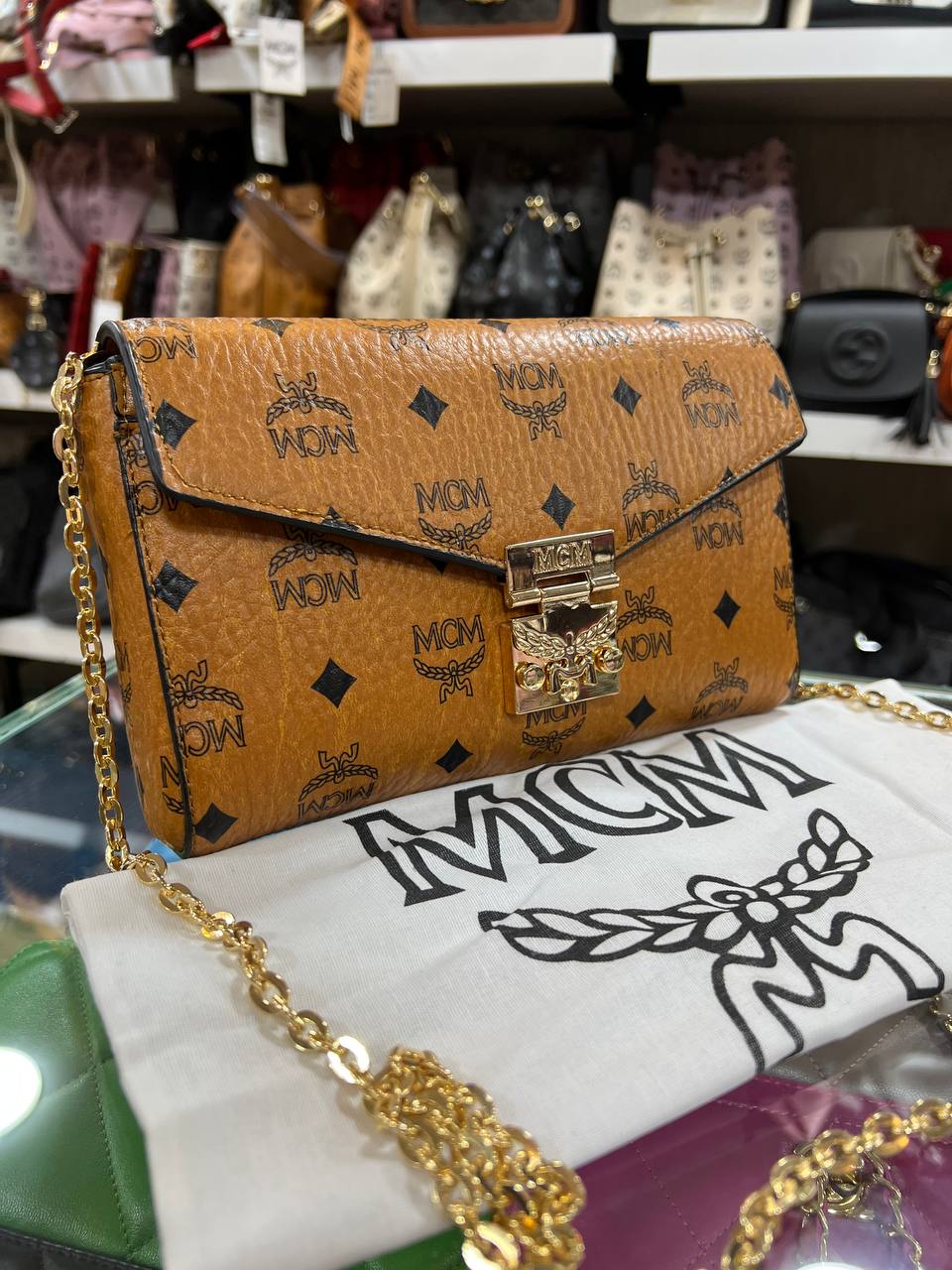 Mcm Millie flap crossbody size 22x12