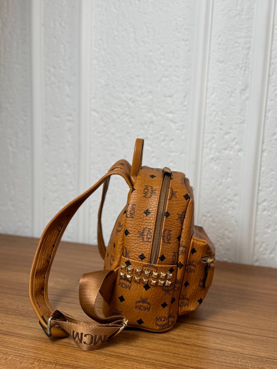 Mcm backpack καφέ small size28x20