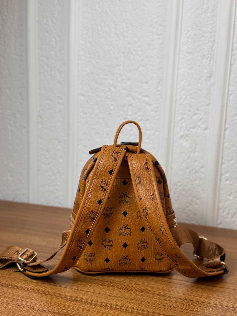 Mcm backpack καφέ small size28x20