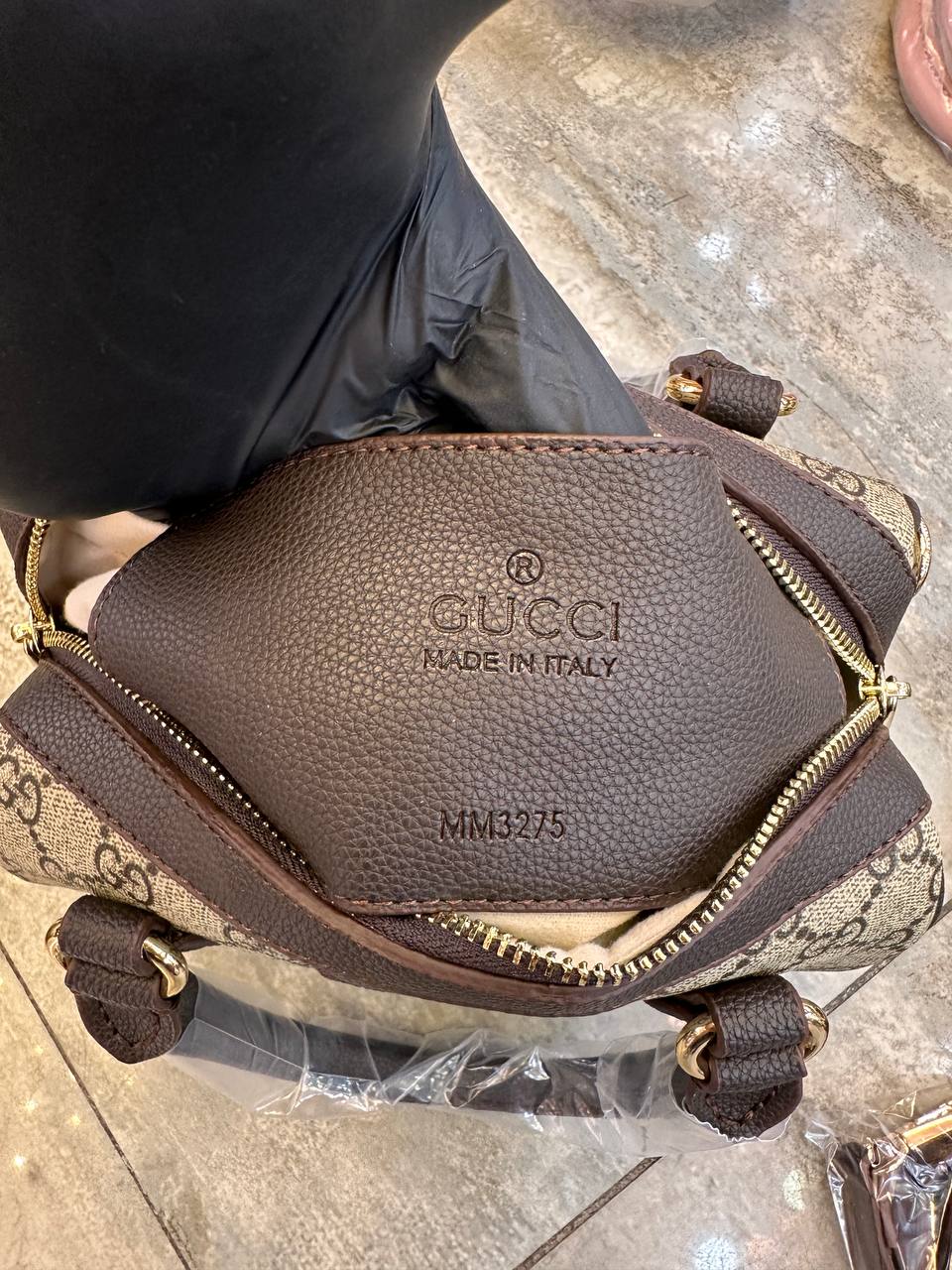 Gucci καφέ speedy