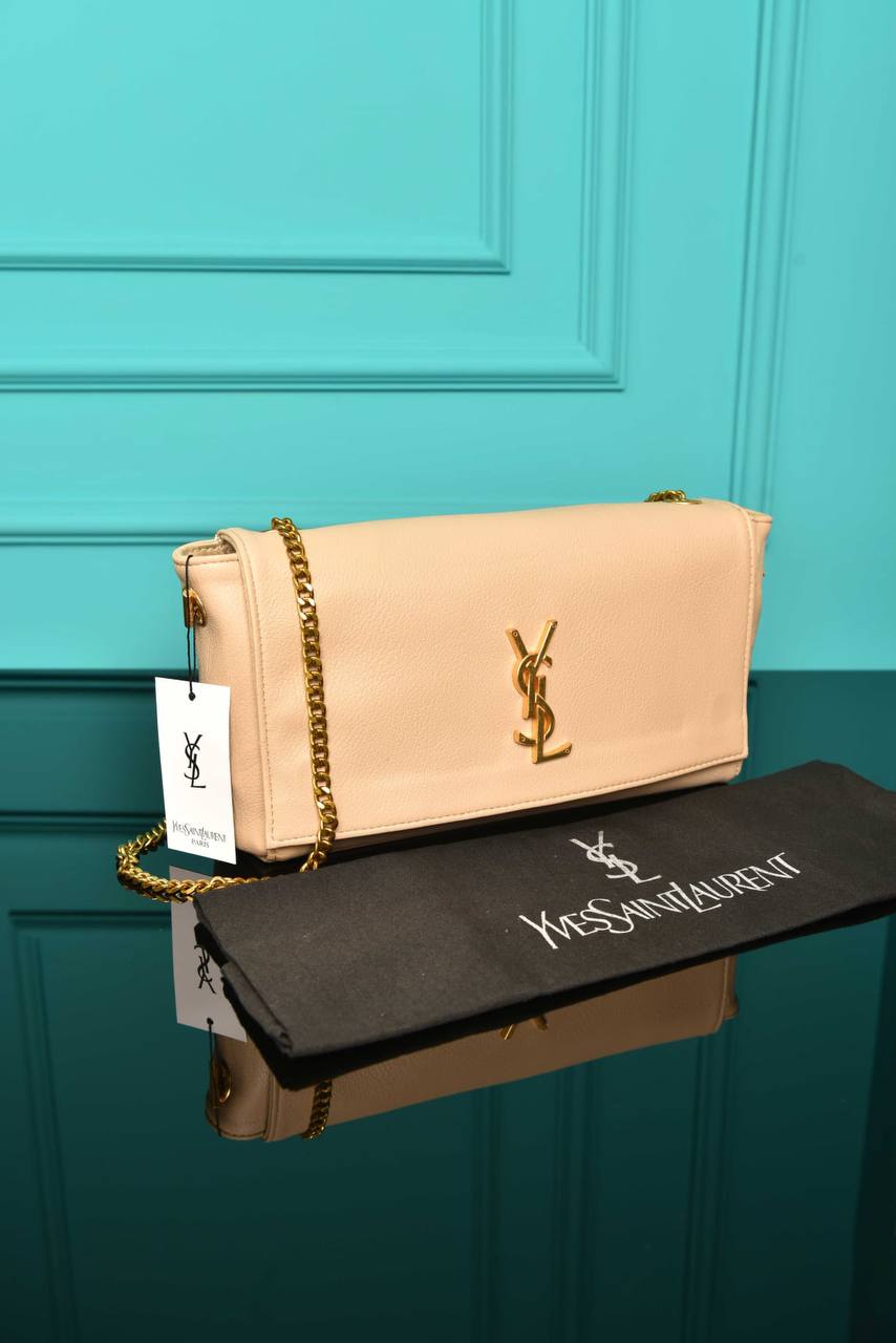 YVES SAINTLAURENT - Medium Reversible Kate Flap Bag 29 × 17 × 6.5 cm διπλής όψεως