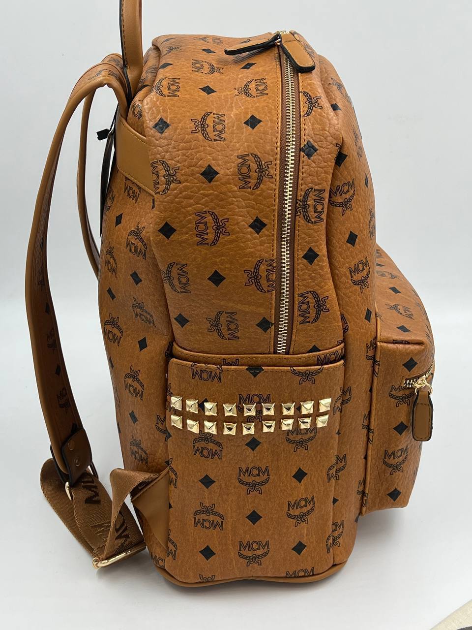 Mcm backpack καφέ Big size 38x30
