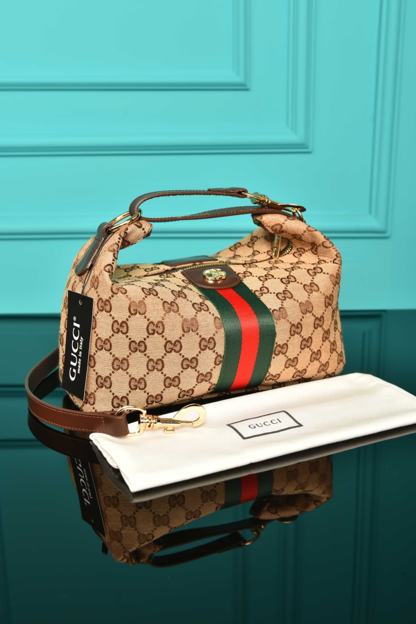 2303 - GUCCI - Vanity Medium Top-Handle Bag 27.5 × 14.5 × 13 cm