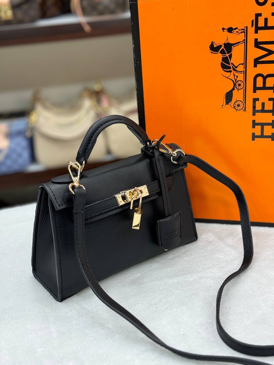 Hermes Kelly 22 black size22x16