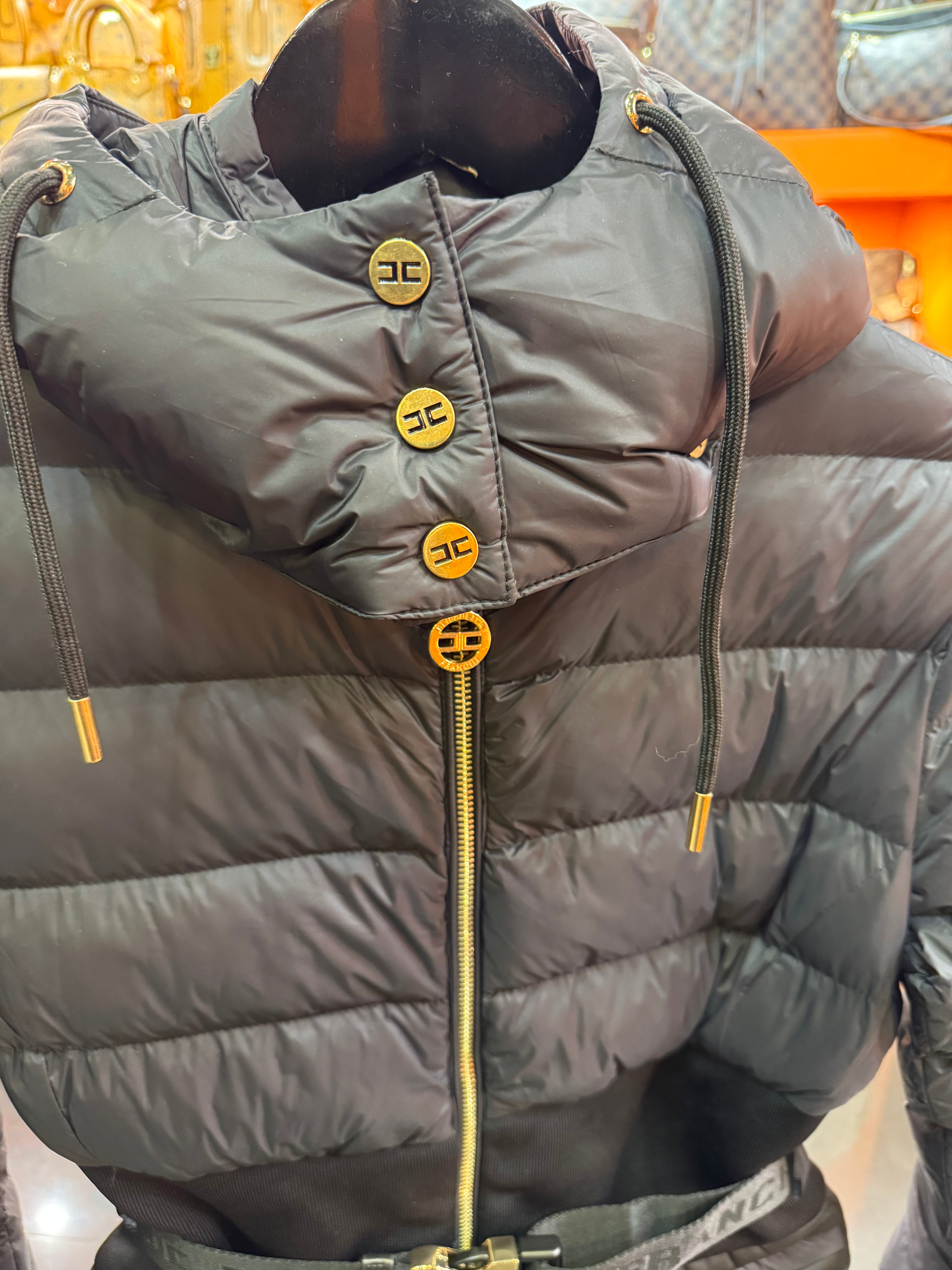 Elisabetta Franchi μαύρο μπουφάν