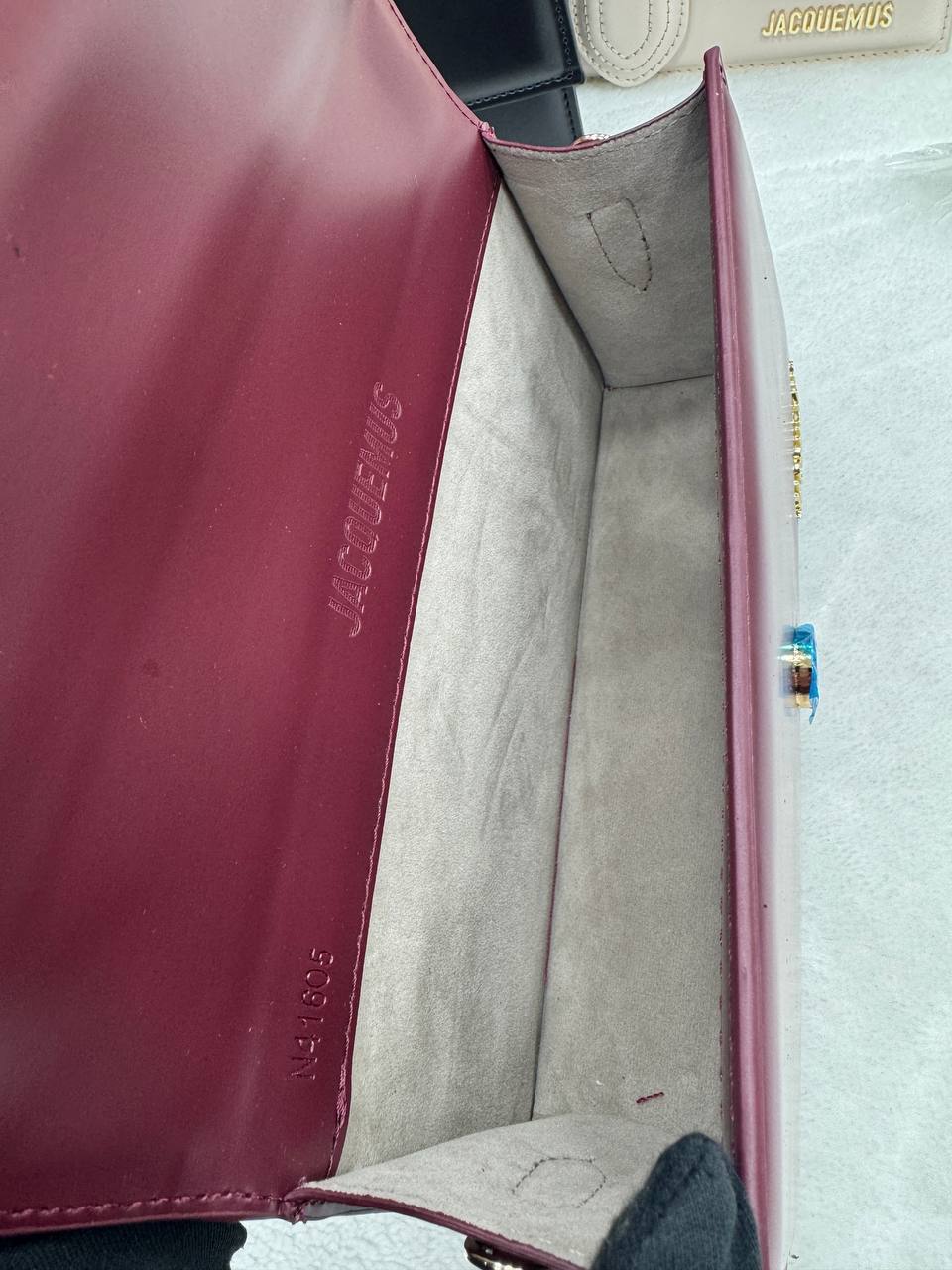 Jacquemus μπορντο   size 21x 15
