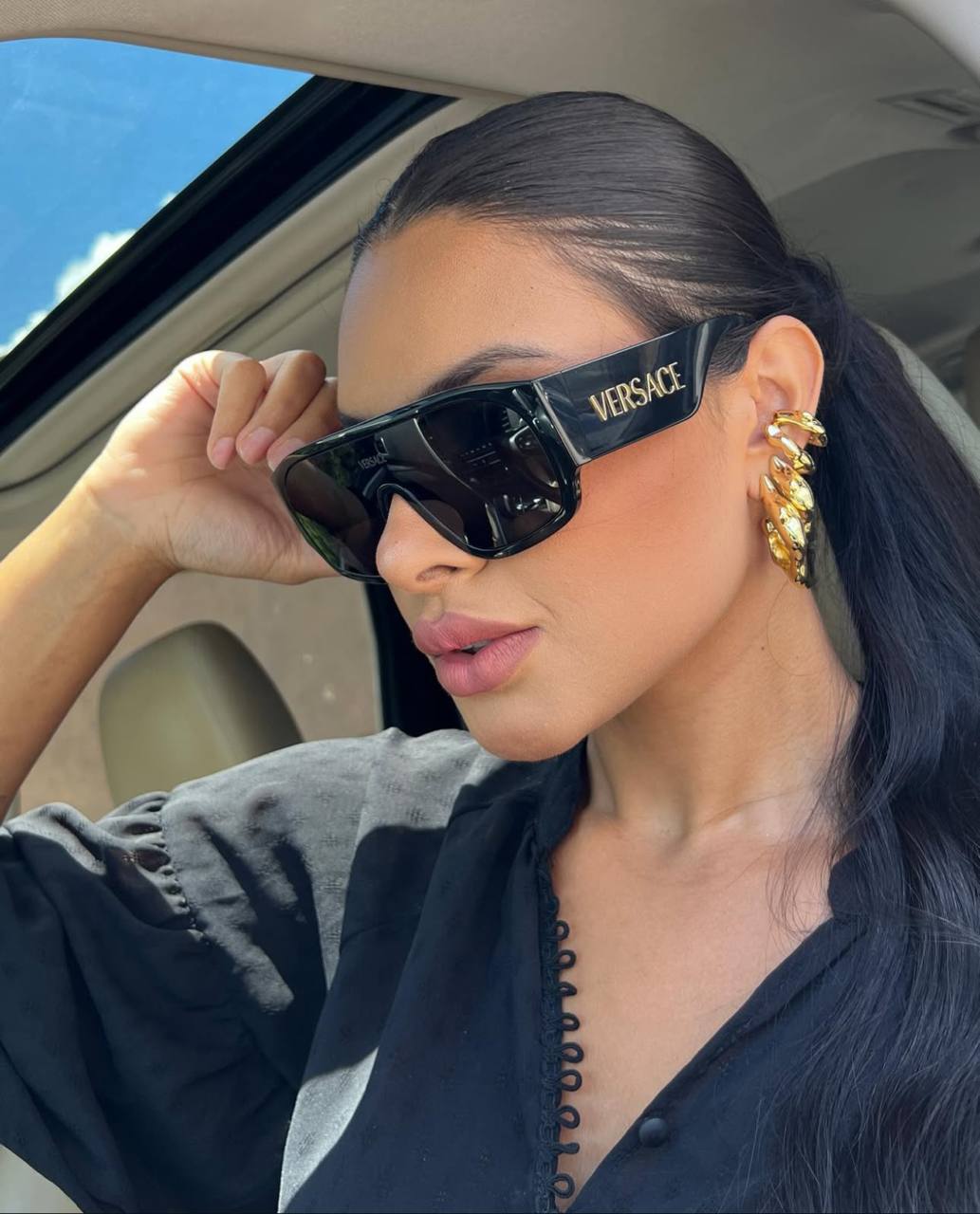 Versace μαύρη μάσκα