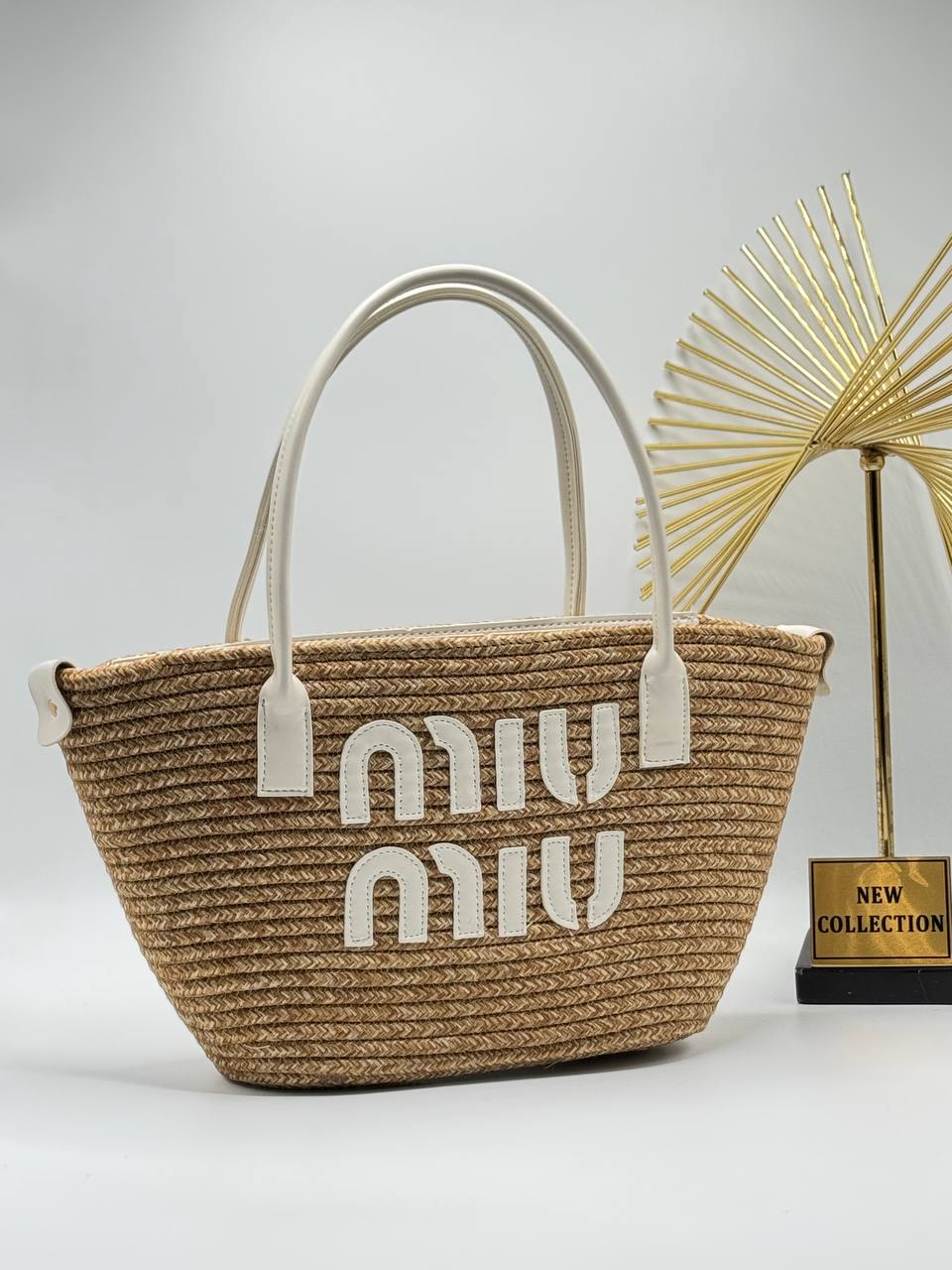 MIU MIU SUMMER BEACH TOTE BAG ✨SIZE ➡️ 22/40 CM ✨ 🌟