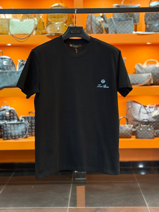 T-shirt - Loro piana black