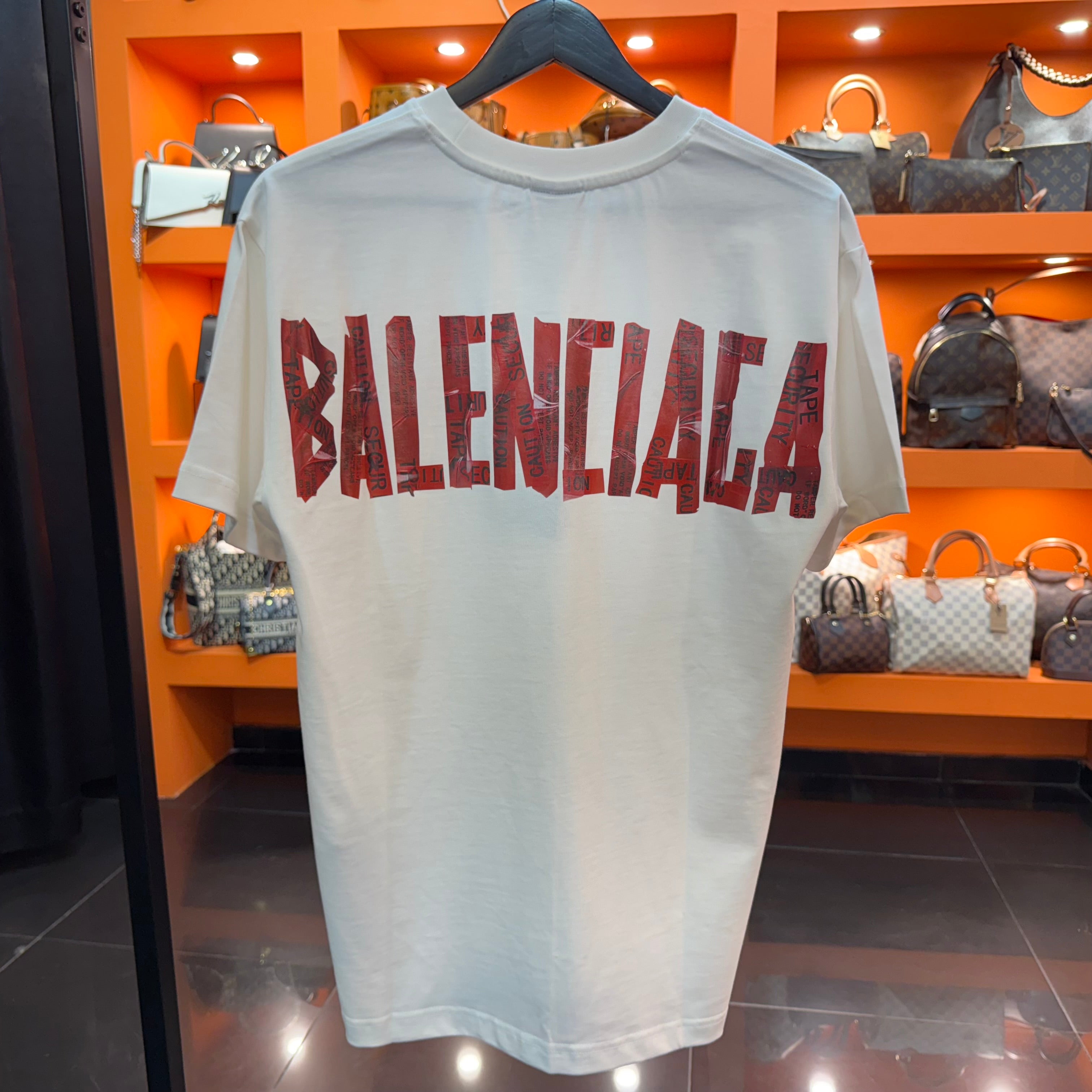 T-shirt -Balenciaga red