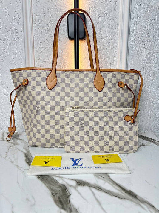 Louis vuitton - Neverfull Medium Dam white