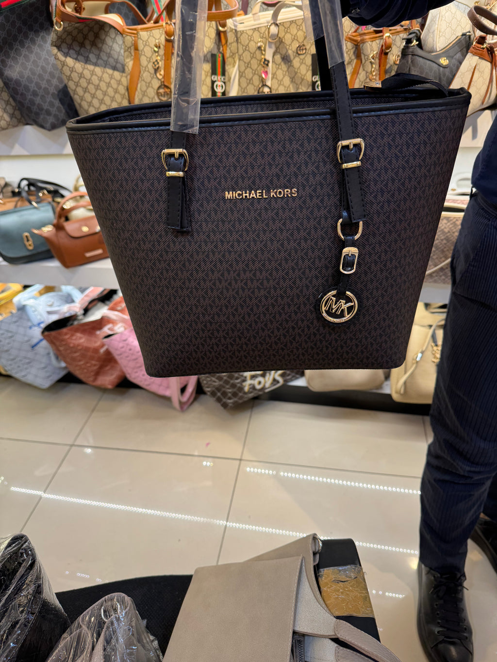 Michael kors μαύρο  - καφέ