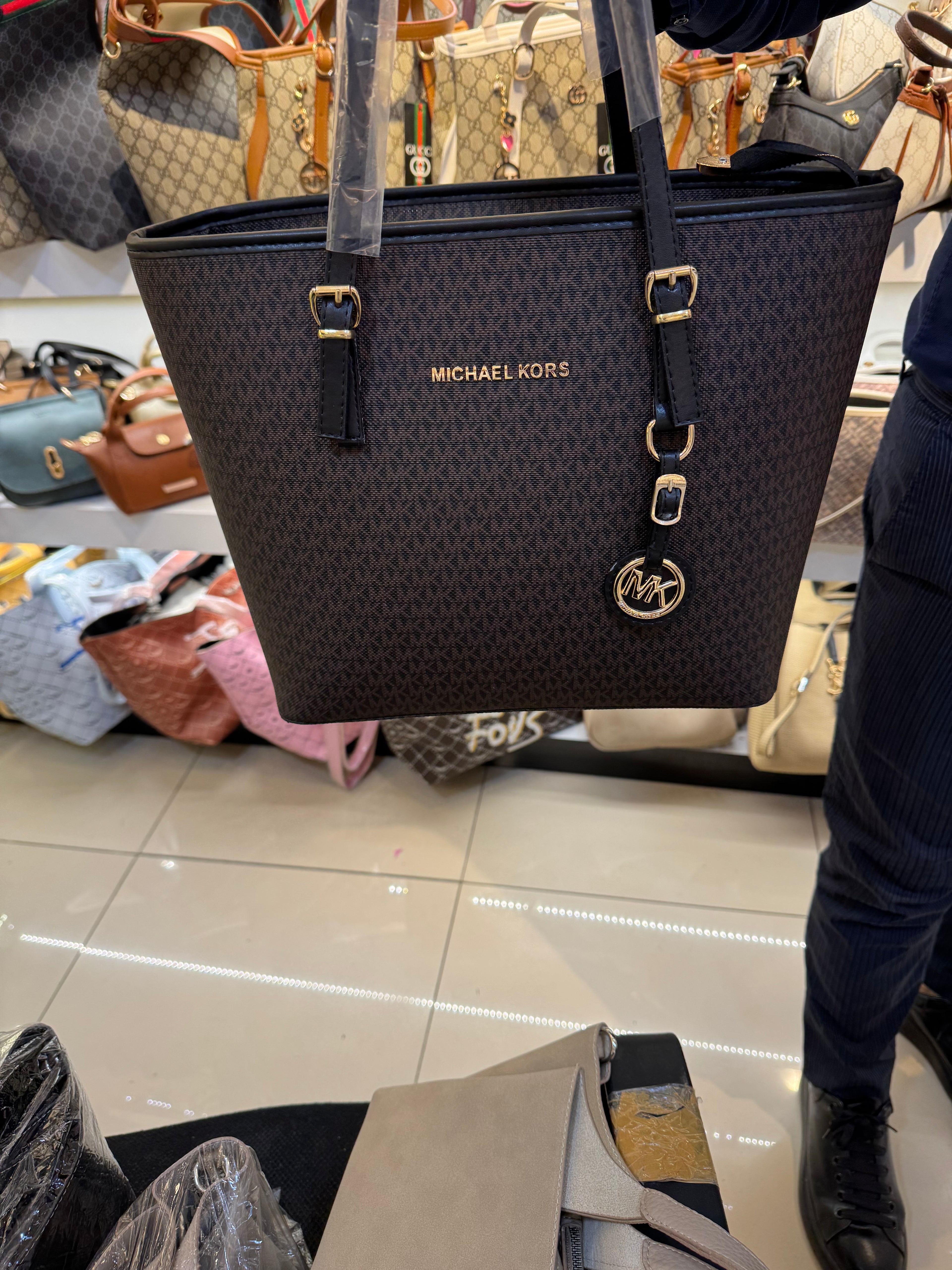 Michael kors μαύρο  - καφέ
