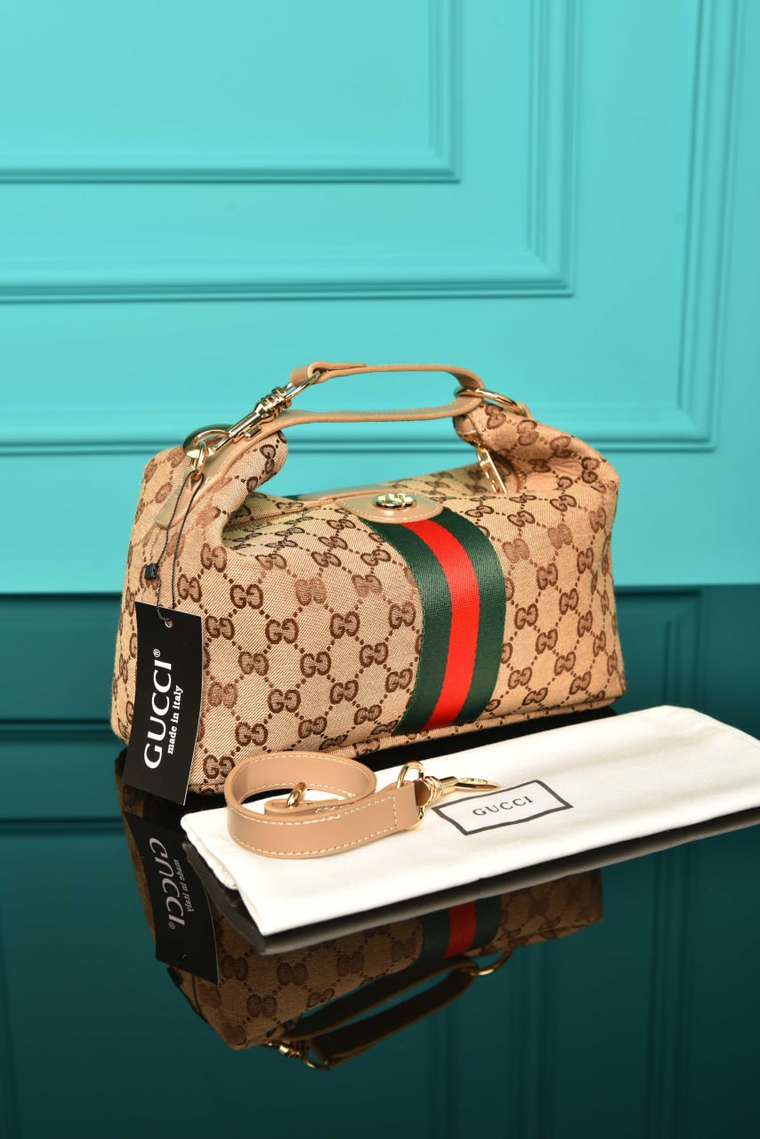 2303 - GUCCI - Vanity Medium Top-Handle Bag 27.5 × 14.5 × 13 cm