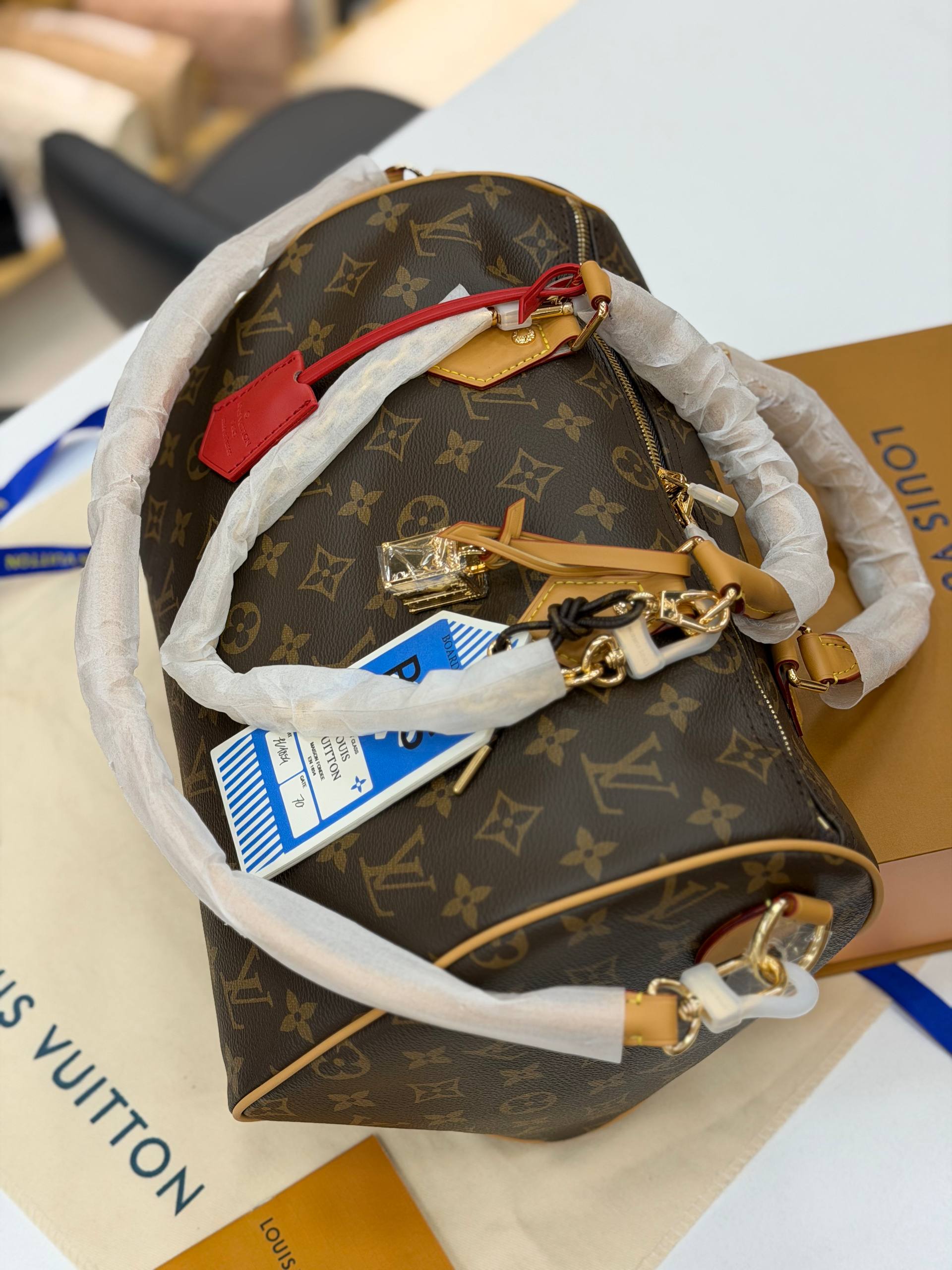✨LOUIS VUITTON ✨  Speedy Soft 30 Crafty 🧳 İthal ürün 💯  30x21 cm