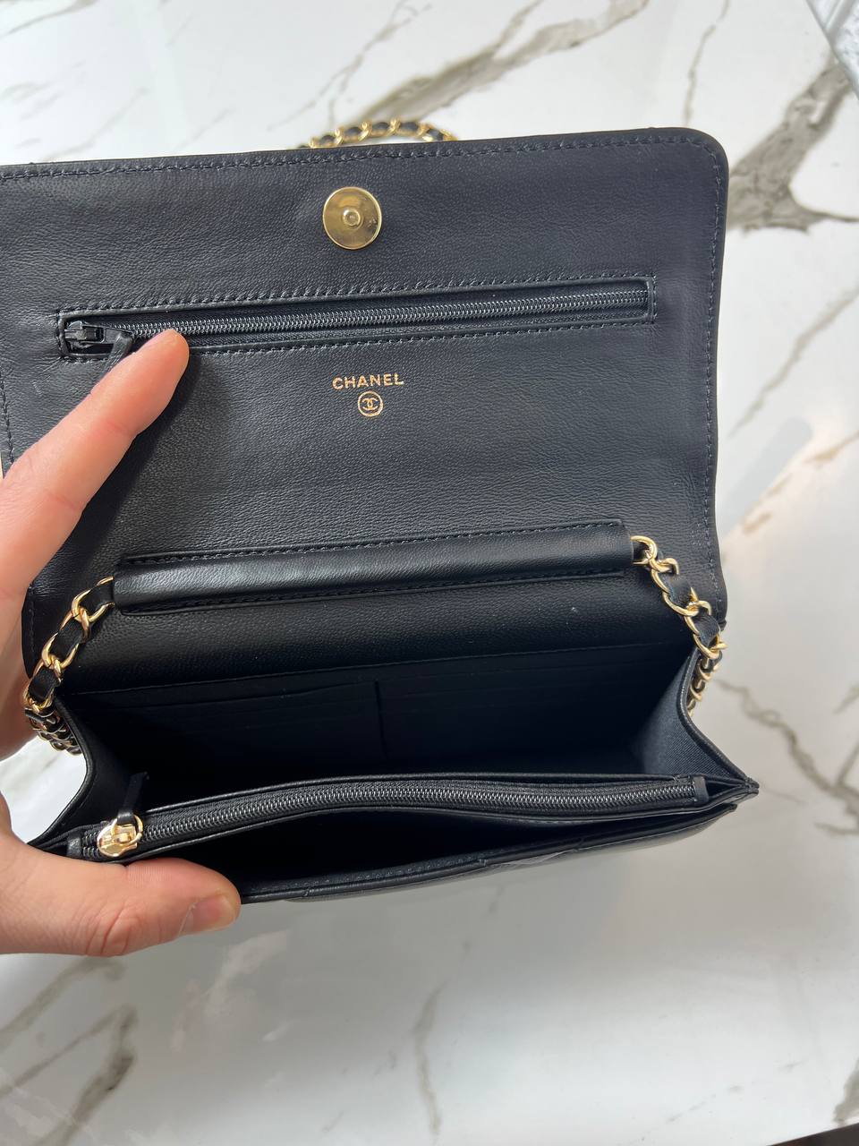 Chanel  Woc model   Leather Deri   Size 19 x 12