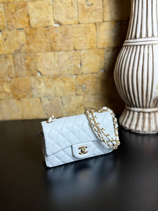 Chanel λευκή mini